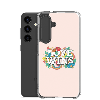 Love Wins Clear Case for Samsung®