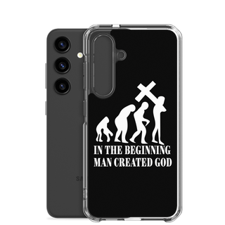 Man Created God Clear Case for Samsung®