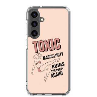 Toxic Masculinity Clear Case for Samsung®