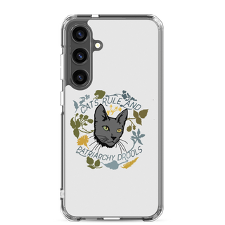 Cat Rule and Patriachy Drools Clear Case for Samsung®