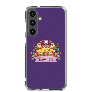 I Love Feminism Clear Case for Samsung®