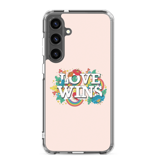 Love Wins Clear Case for Samsung®