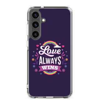 Love Always Wins Clear Case for Samsung®