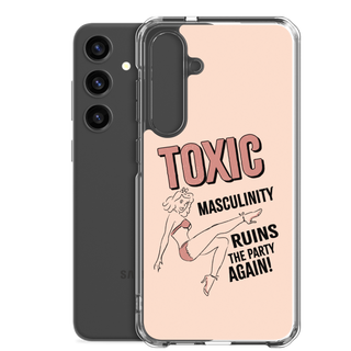 Toxic Masculinity Clear Case for Samsung®