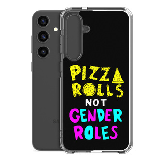 Pizza Rolls Not Gender Roles Clear Case for Samsung®