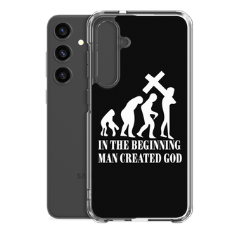 Man Created God Clear Case for Samsung®