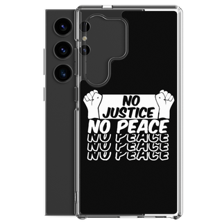 No Justice No Peace Clear Case for Samsung®