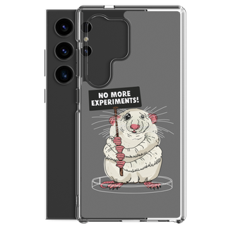 No More Expreiments Clear Case for Samsung®