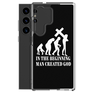 Man Created God Clear Case for Samsung®