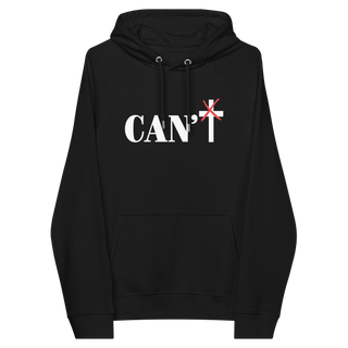 Can't Unisex Organic Cotton Hoodie