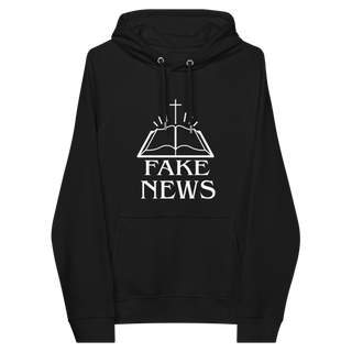 Fake News Unisex Organic Cotton Hoodie