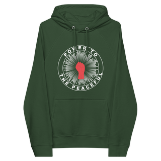 Power To The Peaceful Unisex Organic Cotton Hoodie