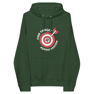 Our Target Against Fascism Unisex Organic Cotton Hoodie