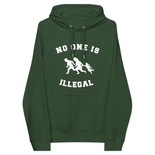 No One Is Illegal Unisex Organic Cotton Hoodie