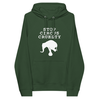 Stop Circus Cruelty Unisex Organic Cotton Hoodie