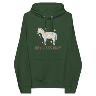 Gay Vibes Only Unisex Organic Cotton Hoodie