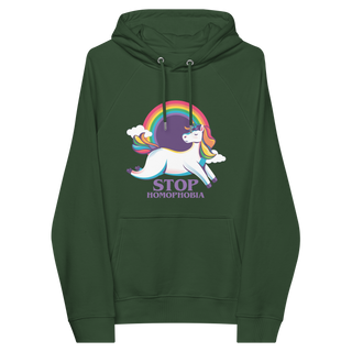 Stop Homophobia Unisex Organic Cotton Hoodie