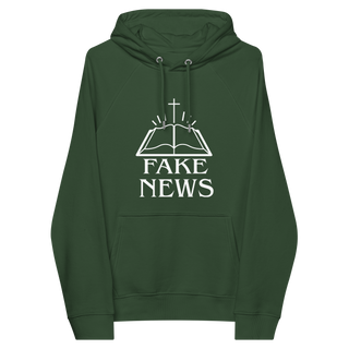 Fake News Unisex Organic Cotton Hoodie