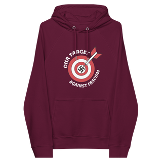 Our Target Against Fascism Unisex Organic Cotton Hoodie