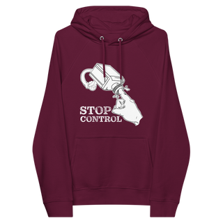 Stop Control Unisex Organic Cotton Hoodie