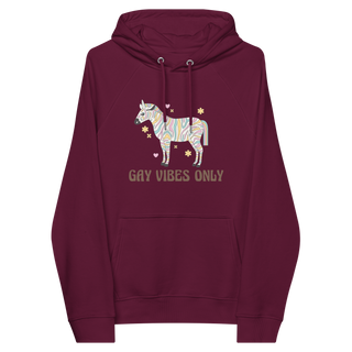 Gay Vibes Only Unisex Organic Cotton Hoodie