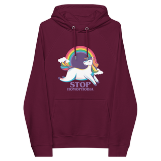 Stop Homophobia Unisex Organic Cotton Hoodie