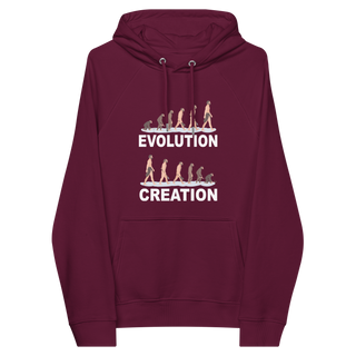 Evolution and Creation Unisex Organic Cotton Hoodie