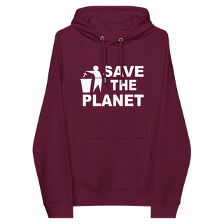 Save The Planet Unisex Organic Cotton Hoodie