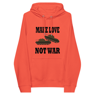 Tank Love Unisex Organic Cotton Hoodie