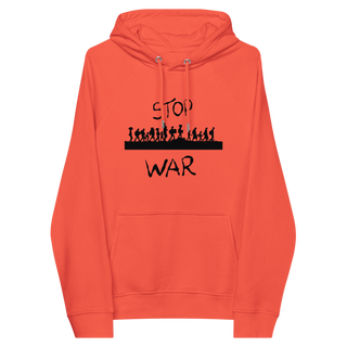 Stop War Unisex Organic Cotton Hoodie