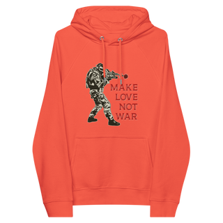 Make Love Not War v2 Unisex Organic Cotton Hoodie