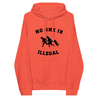 No One Is Illegal Unisex Organic Cotton Hoodie