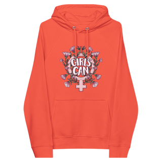 Girls Can Unisex Organic Cotton Hoodie