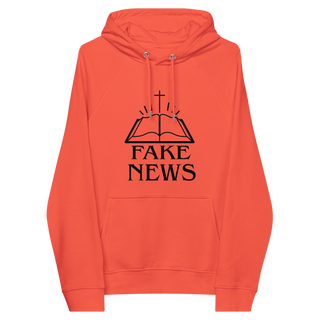 Fake News Unisex Organic Cotton Hoodie