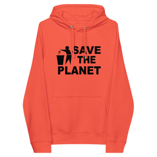 Save The Planet Unisex Organic Cotton Hoodie