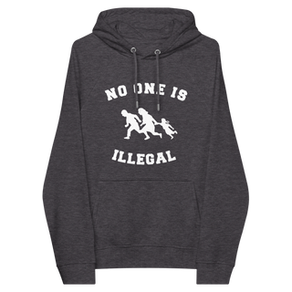 No One Is Illegal Unisex Organic Cotton Hoodie