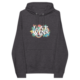 Love Wins Unisex Organic Cotton Hoodie