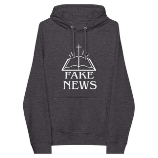 Fake News Unisex Organic Cotton Hoodie