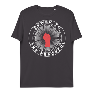 Power To The Peaceful Unisex Organic Cotton T-shirt