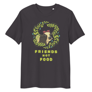 Friends Not Food Unisex Organic Cotton T-shirt