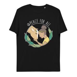 Peace For All Unisex Organic Cotton T-shirt