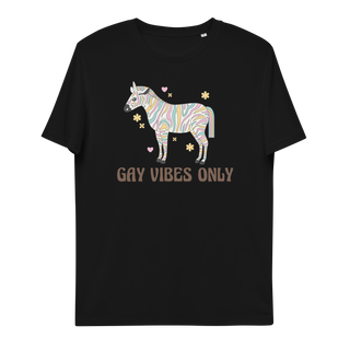 Gay Vibes Only Unisex Organic Cotton T-shirt