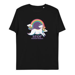 Stop Homophobia Unisex Organic Cotton T-shirt