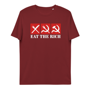 Eat The Rich Unisex Organic Cotton T-shirt