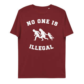 No One Is Illegal Unisex Organic Cotton T-shirt