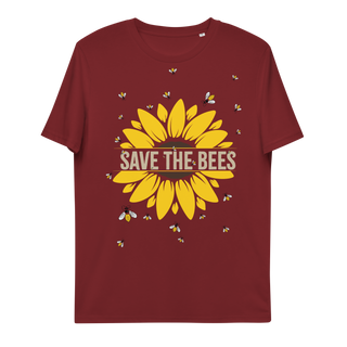 Save The Bees Unisex Organic Cotton T-shirt