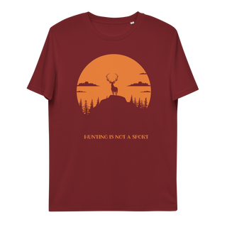 Hunting Is Not A Sport v2 Unisex Organic Cotton T-shirt