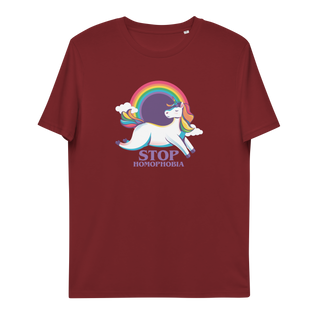 Stop Homophobia Unisex Organic Cotton T-shirt