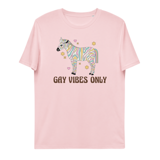 Gay Vibes Only Unisex Organic Cotton T-shirt