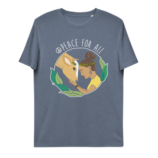 Peace For All Unisex Organic Cotton T-shirt